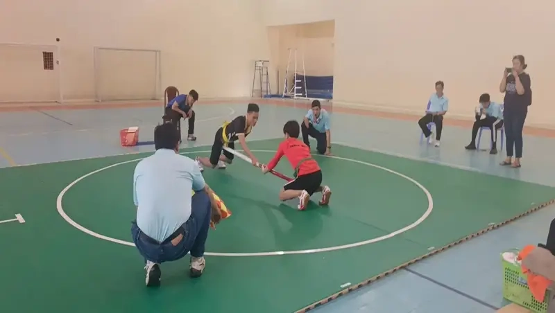 Đẩy Gậy rèn luyện thể lực cho người tham gia