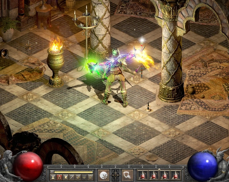 Ánh sáng công lý từ Diablo II Paladin