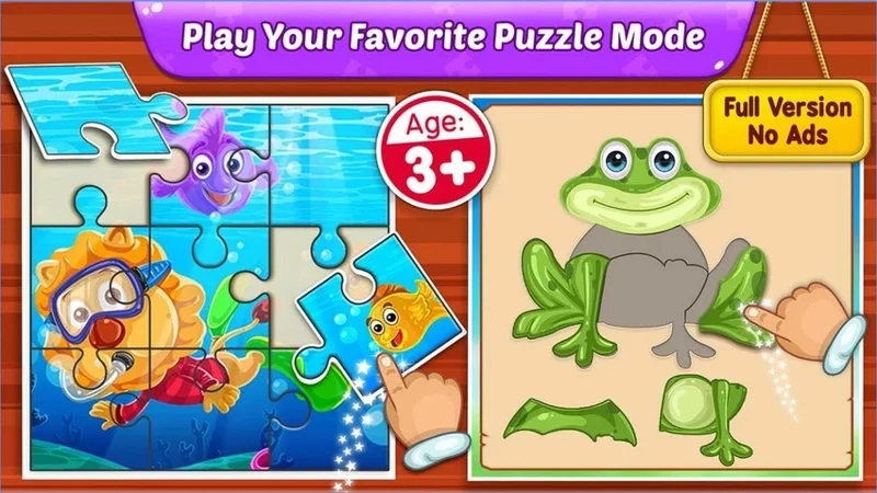 Bé học thông minh cùng puzzle kids game
