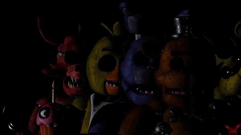 Chơi game 5 Night at Freddy rất sợ