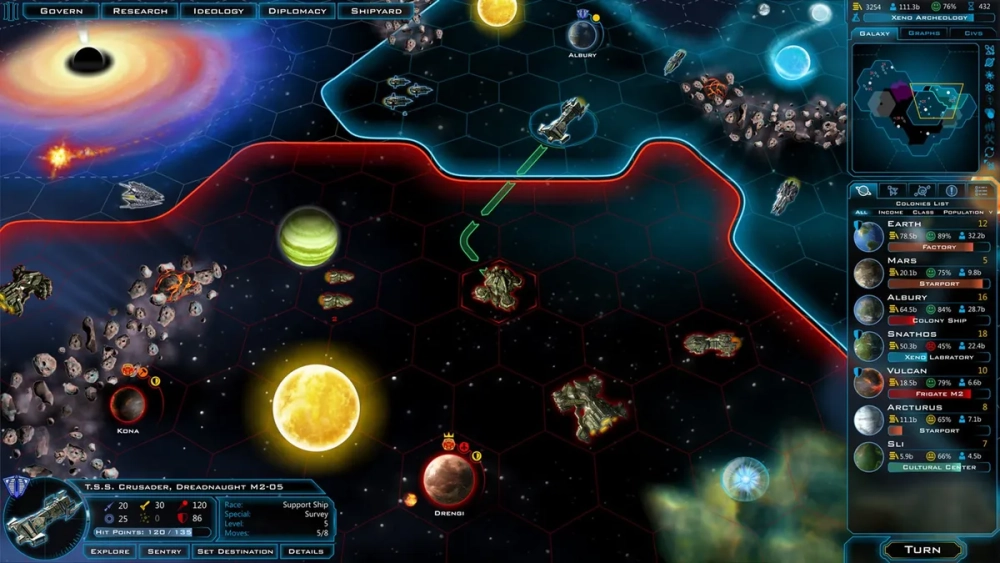 Galactic Civilizations III review chi tiết đồ họa không gian cực đỉnh