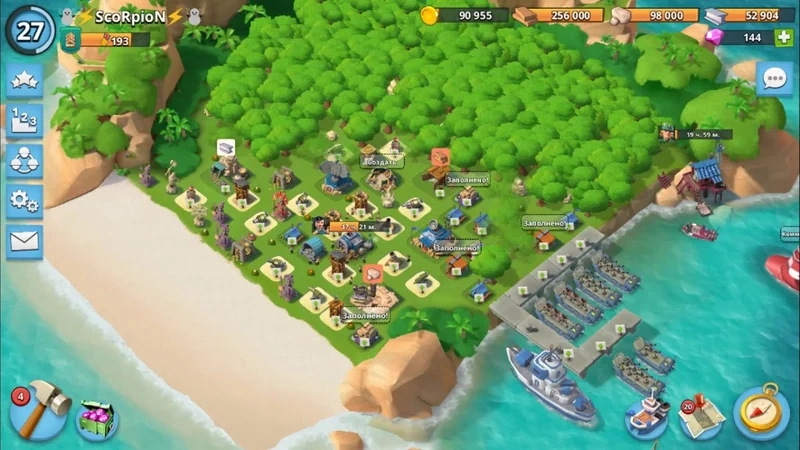 Khám phá chiến thuật với game Boom Beach