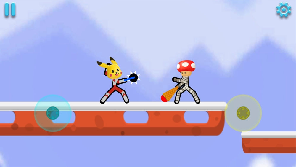 Phối hợp nhịp nhàng giữa hai nhân vật trong game y8 2 người lửa và nước 1