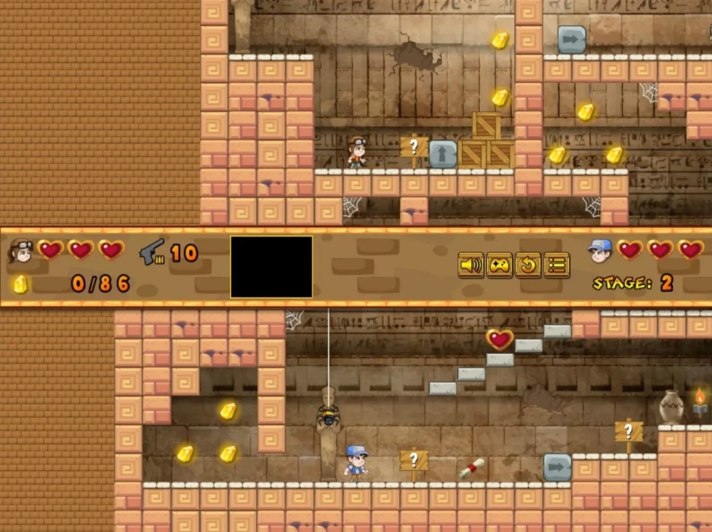 Cảnh sinh tồn gay cấn của hai chiến binh trong game y8 2 người bắn zombie