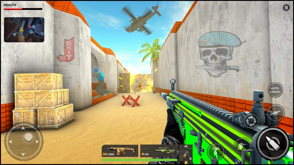  Hiệu ứng cháy nổ trong game Y8 đột kích phiên bản mới