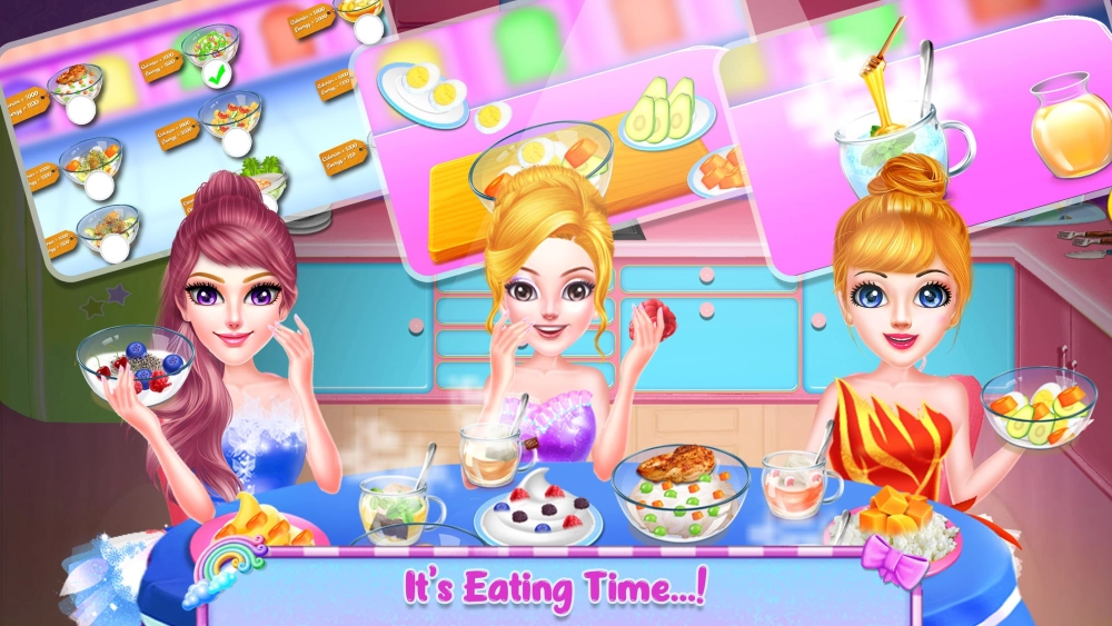 Giao diện sảnh chờ trong game Y8 con gái nấu ăn cực hot