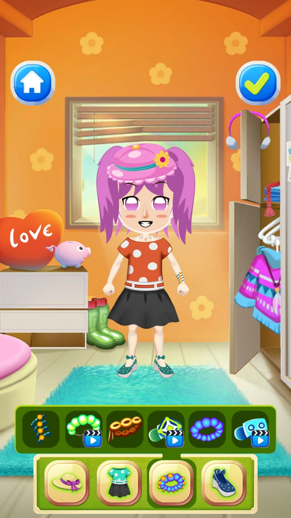 Cận cảnh bộ sưu tập trong game Y8 con gái trang điểm mới