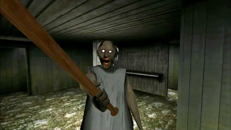 Bản hack Granny có nhiều trang bị