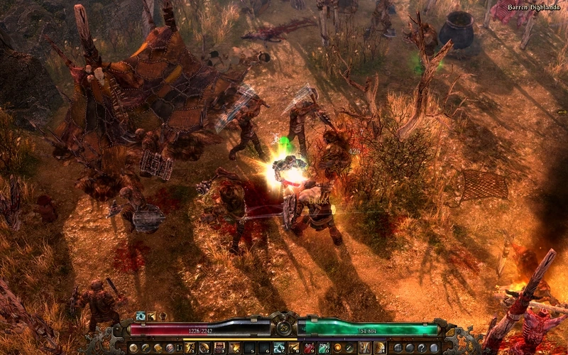 Bầu không khí u tối của grim dawn thế giới dark fantasy