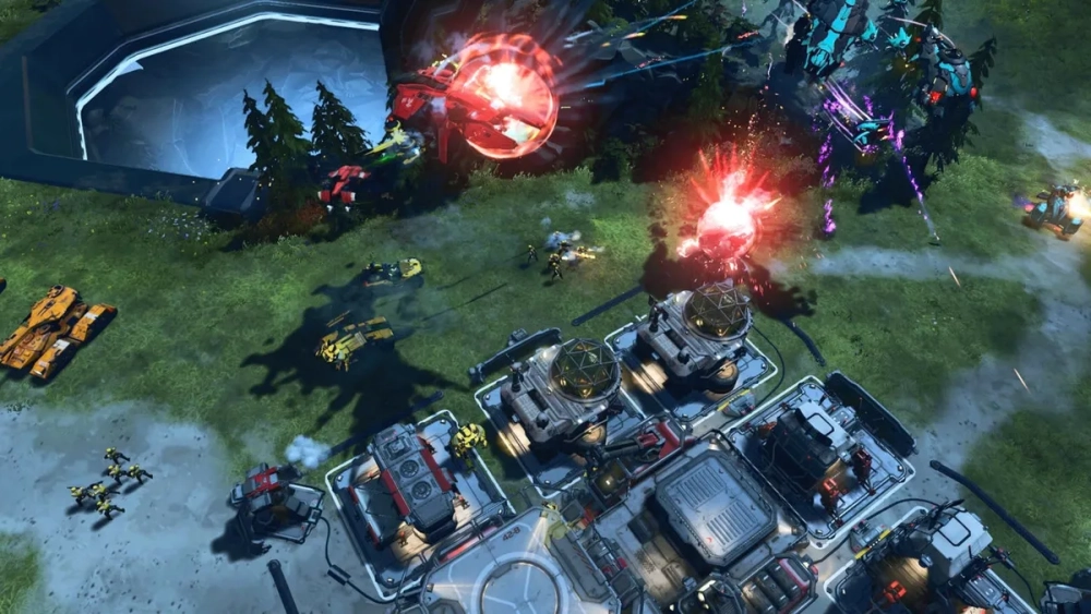 Vẻ đẹp hùng vĩ của Ark trong Halo Wars 2 gameplay thực tế