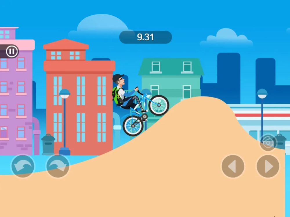 So sánh Happy Wheels mobile khác gì bản web về giao diện điều khiển