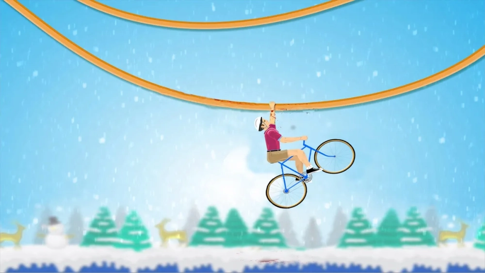 Những hình ảnh các tai nạn khó đỡ trong Happy Wheels đầy ám ảnh