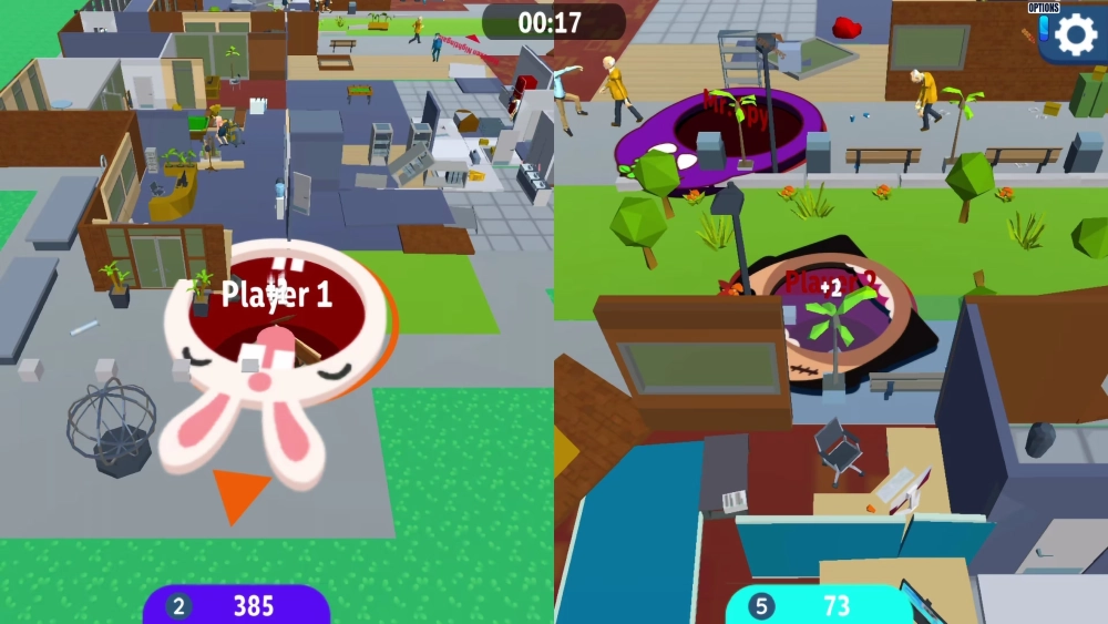 Lộ trình di chuyển tối ưu để đạt điểm kỷ lục Hole.io