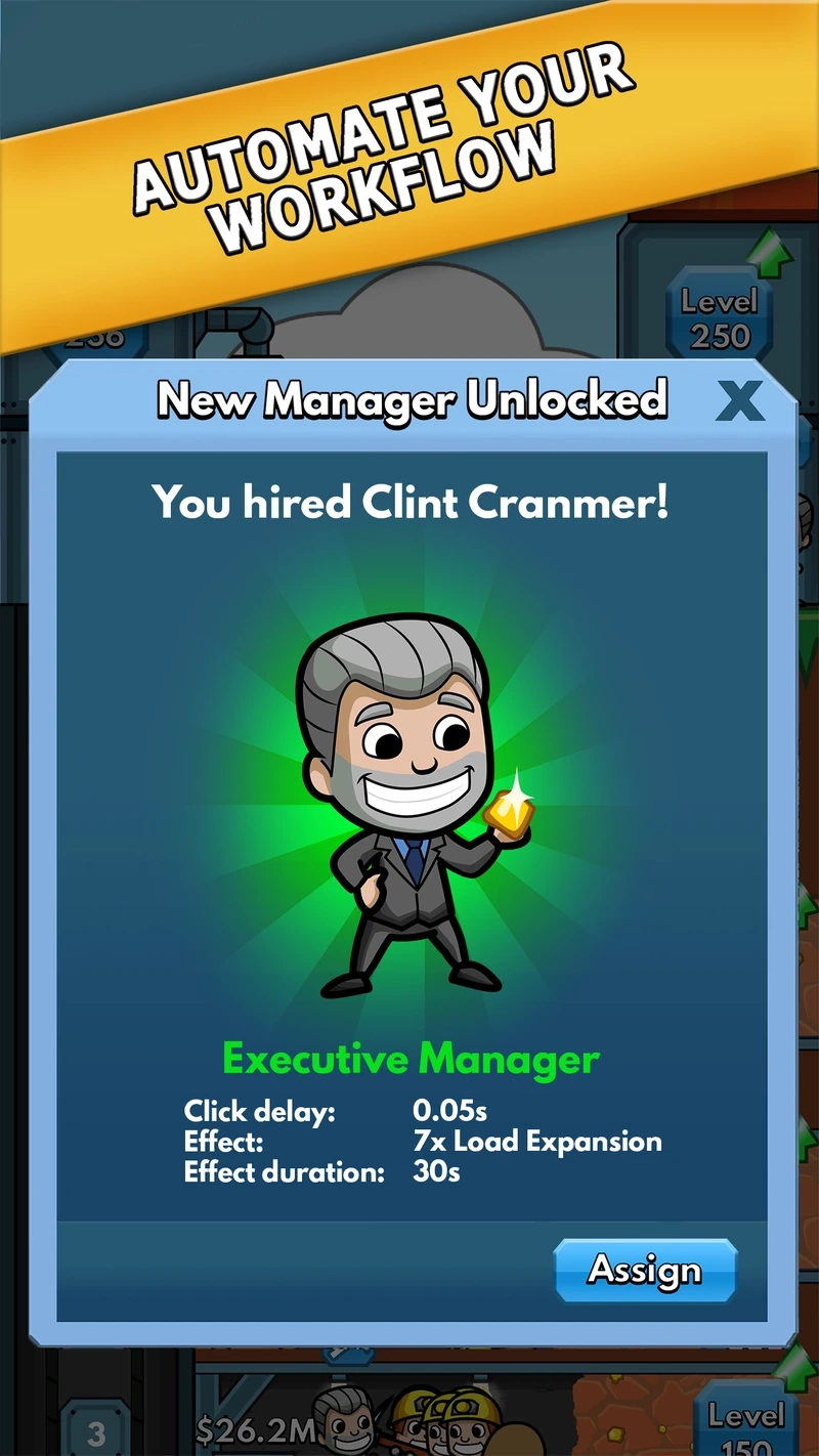 Luật chơi cốt lõi của Idle Miner Tycoo