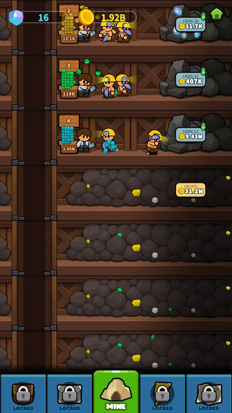 Hiểu rõ idle miner tycoon luật chơi để tránh nâng cấp sai