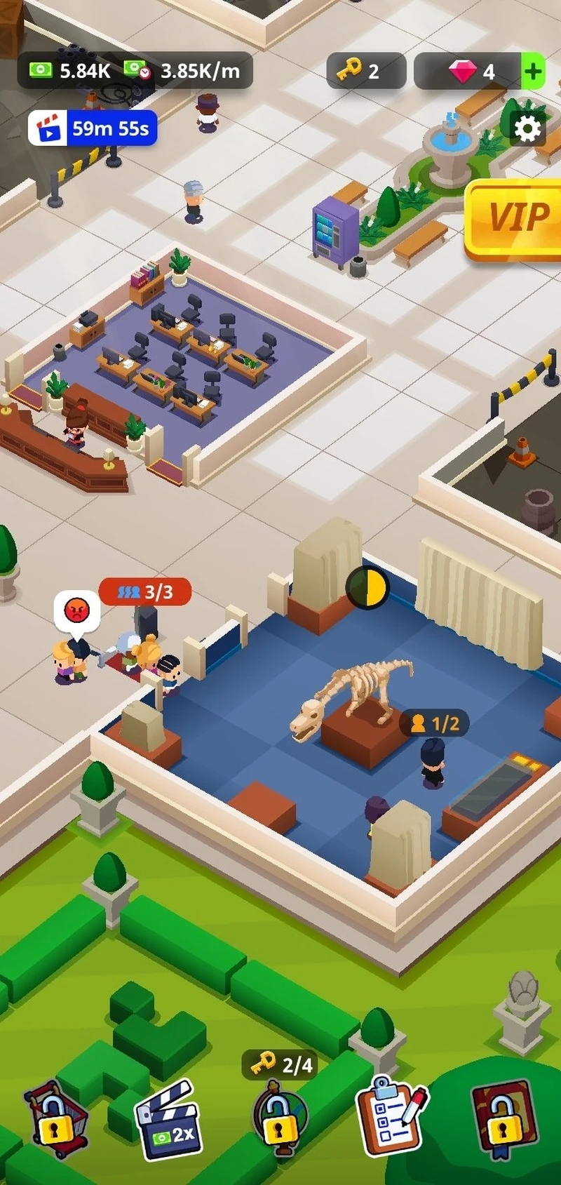 Luật chơi cốt lõi của Idle Museum