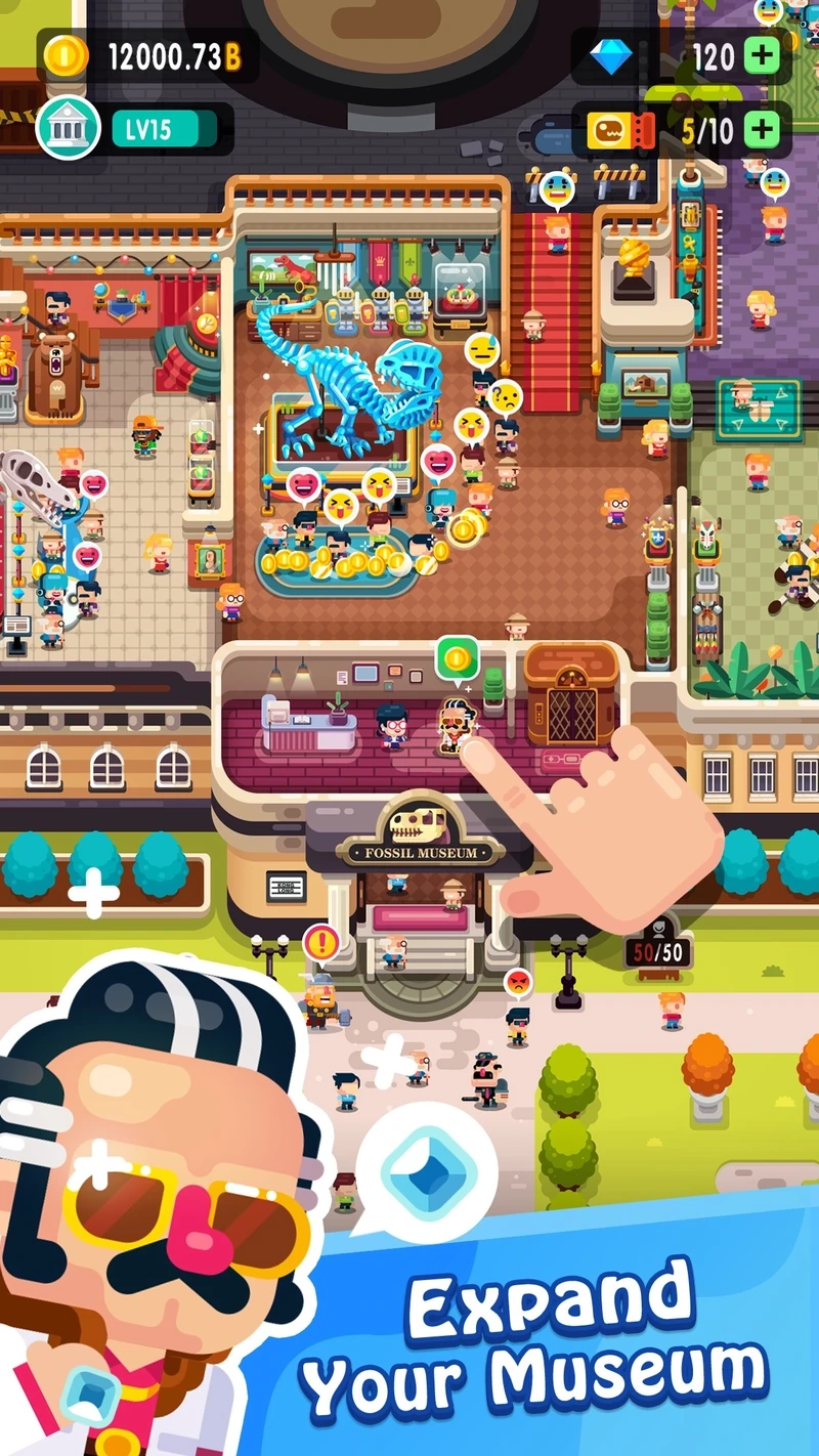 Áp dụng idle museum bí quyết thắng nhanh cho người mới