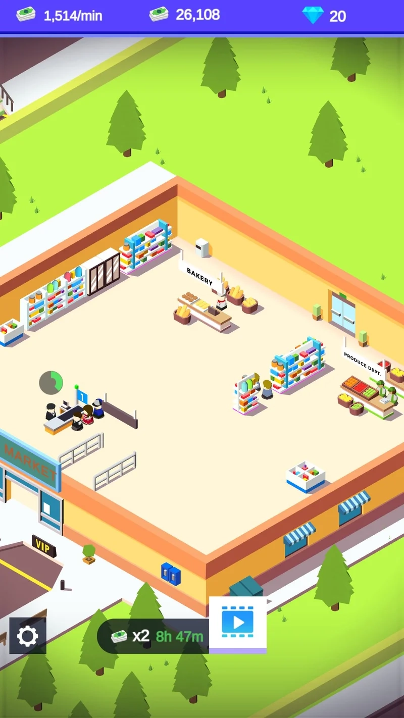Hướng dẫn cách chơi Idle Supermarket Tycoon chi tiết cho người mới