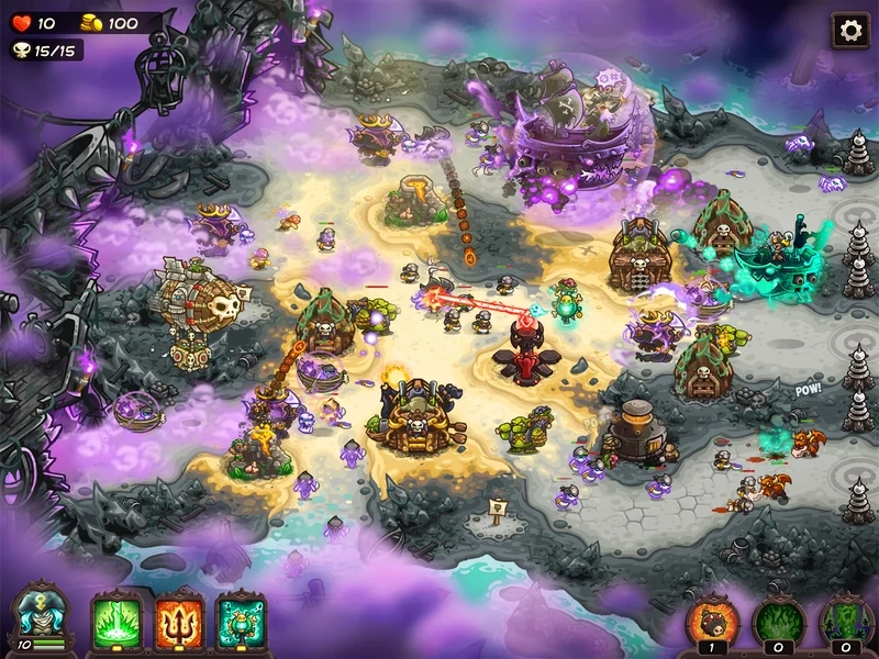 Trải nghiệm trận đấu gay cấn cùng kingdom rush gameplay