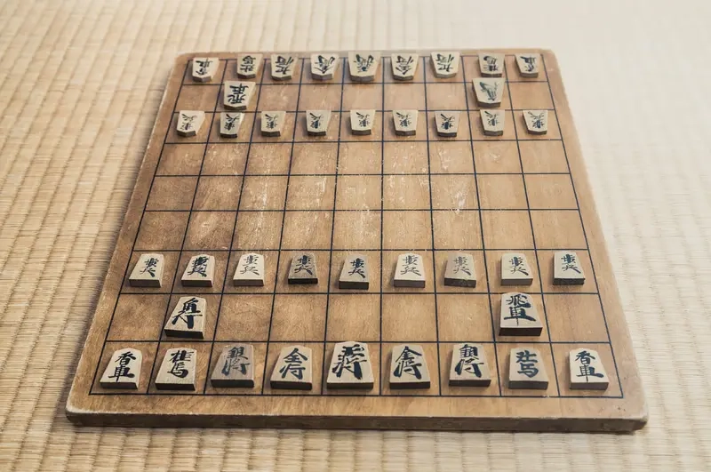 Khoảnh khắc thi đấu cờ Shogi trí tuệ đầy tập trung