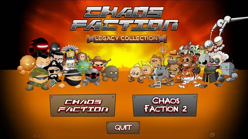 Chaos Faction mức độ khó các bản đồ