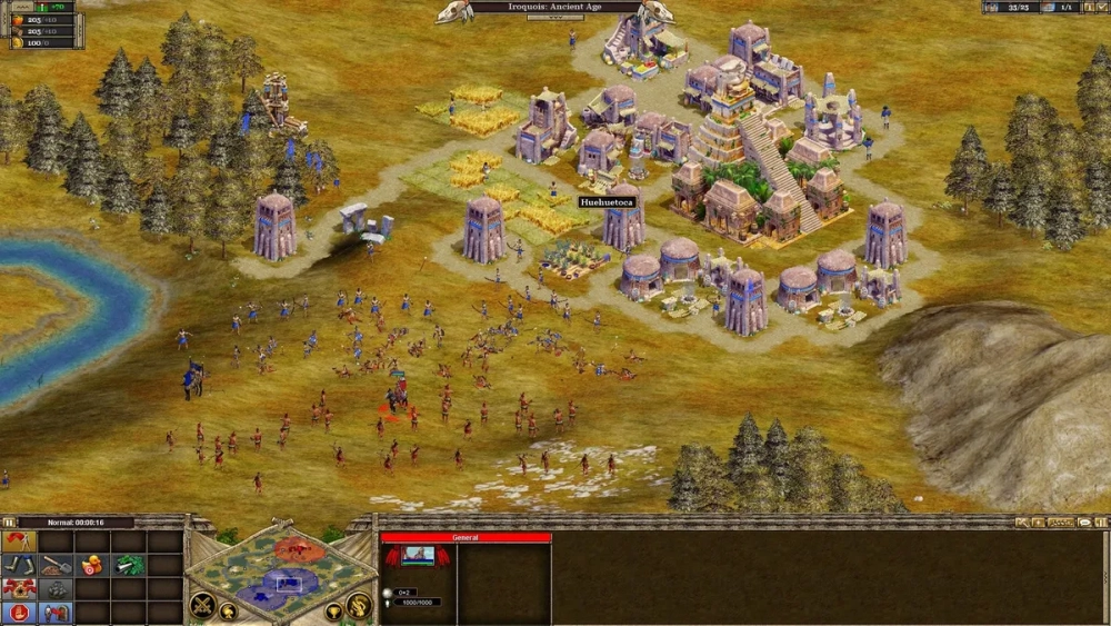 Hình ảnh so sánh đồ họa và cơ chế giữa Rise of Nations vs Age of Empires