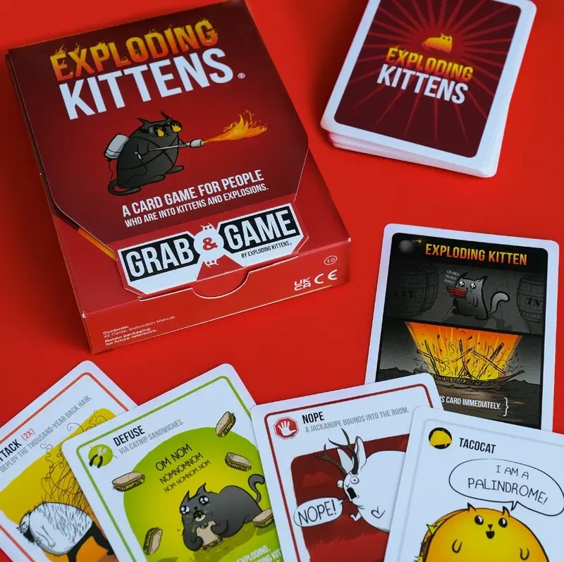 Exploding kittens bản mở rộng chơi càng thêm vui