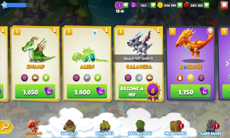 Khám phá phiên bản mới trong dragon mania legends hệ mới
