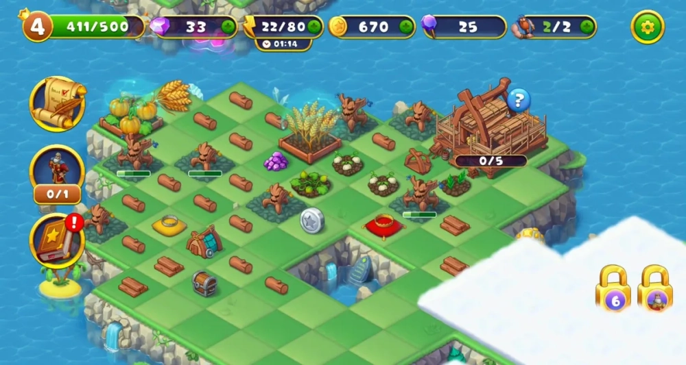 Những hầm mỏ chứa đầy vàng và đá quý chưa được khai thác.