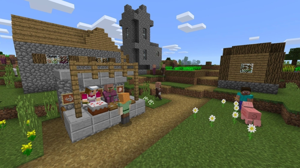 Skin Minecraft ngầu cho nữ theo phong cách Cyberpunk năng động và cá tính.