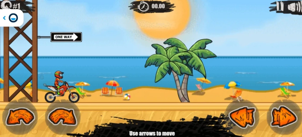 Cách xử lý các đoạn đường băng trơn trong Moto X3M 4 winter