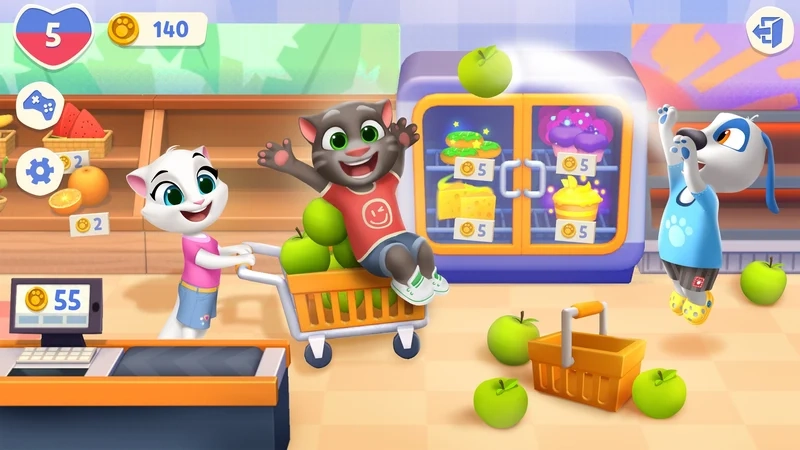 Cài đặt nhanh chóng qua my talking tom friends download