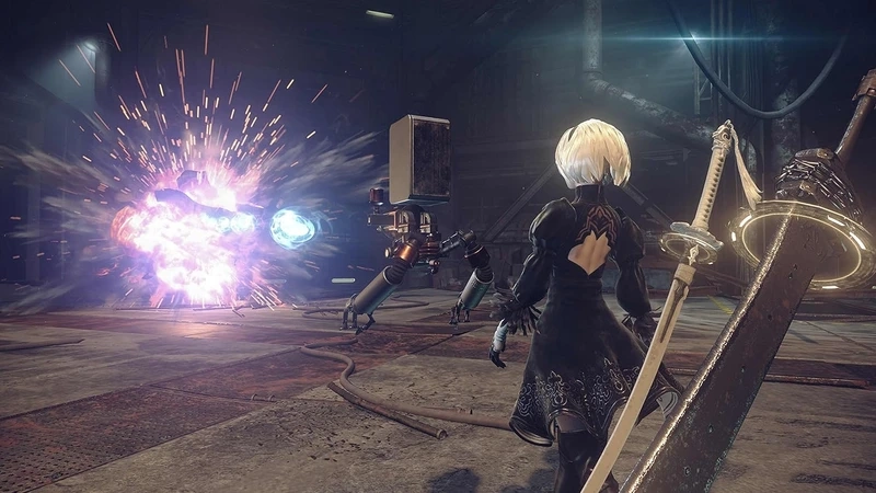 Hình tượng biểu tượng từ NieR Automata android 2B