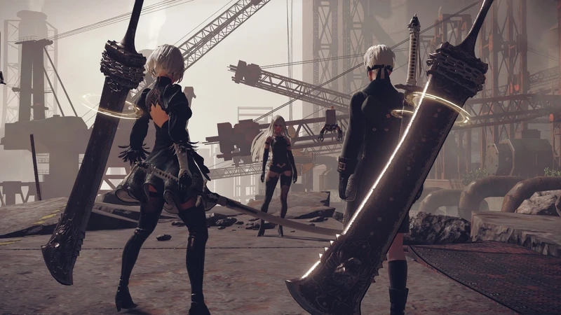 Chất khoa học viễn tưởng của NieR Automata phong cách sci-fi