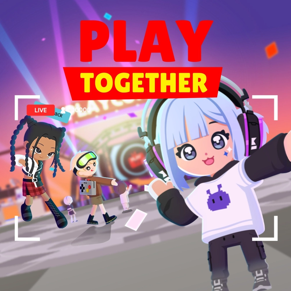 Ảnh nhà đẹp Play Together 2026 phong cách Cyberpunk hiện đại