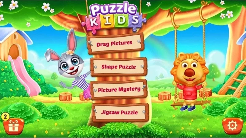 Trải nghiệm học tập qua puzzle kids game gear