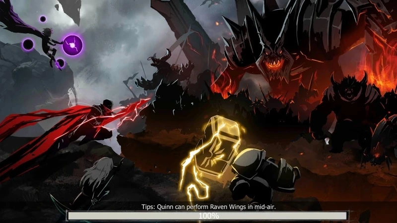 Hóa thân chiến binh hắc ám trong shadow of death chiến binh bóng tối