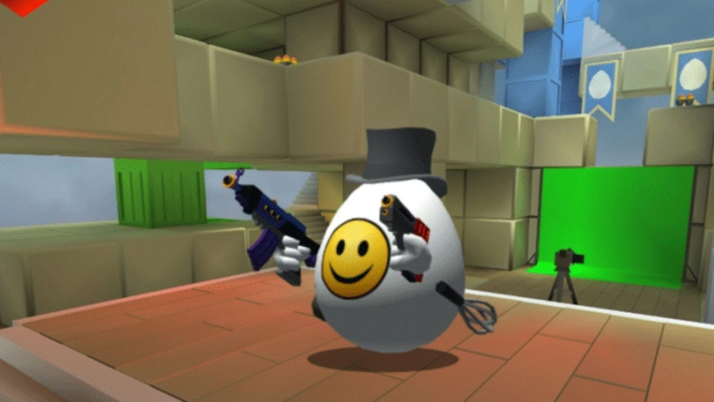 Giao diện mượt mà sau khi tải Shell Shockers trên điện thoại