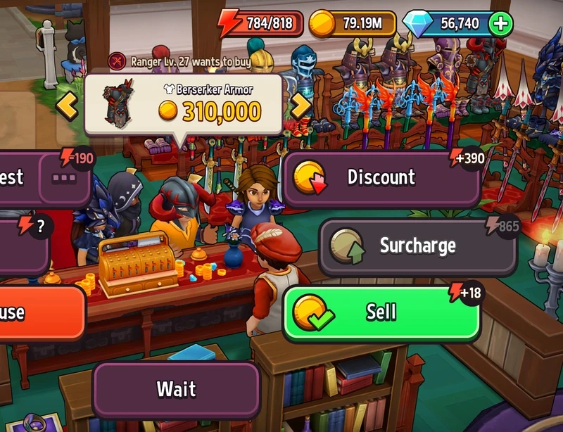 Làm quen nhanh với cách chơi Shop Titans từ cơ bản đến nâng cao