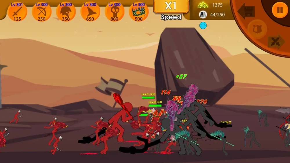 Người chơi thi đấu Stick Empires free trên trình duyệt web cực mượt