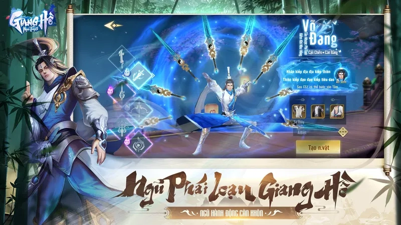 Săn code giang hồ ngũ tuyệt nhận quà tân thủ hấp dẫn