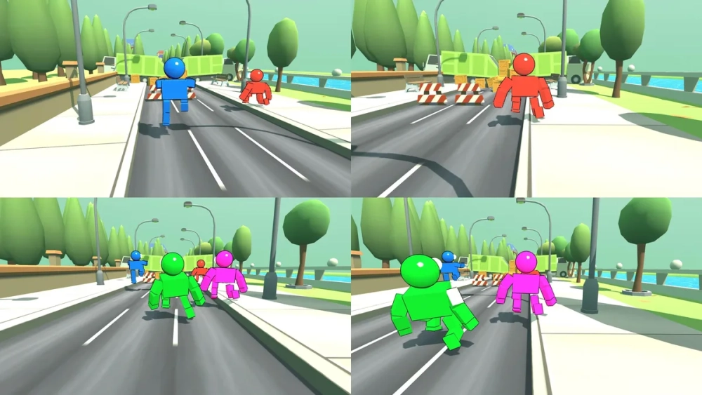 Giao diện game Tall Man Run trên thiết bị di động cực mượt