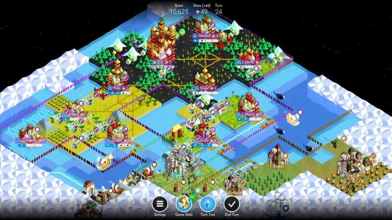 Luật chơi cốt lõi trong The Battle of Polytopia