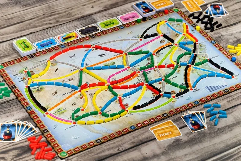 Những lá bài Ticket to Ride sắc nét