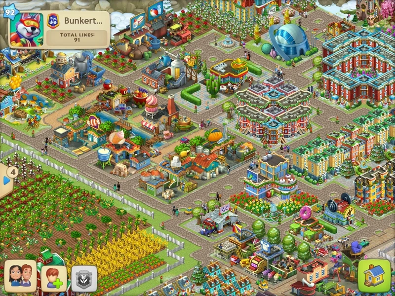 Thử sức sáng tạo của bạn khi chơi game township