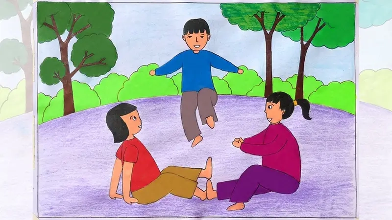 Trò chơi Trồng Nụ Trồng Hoa giúp trẻ vận động linh hoạt