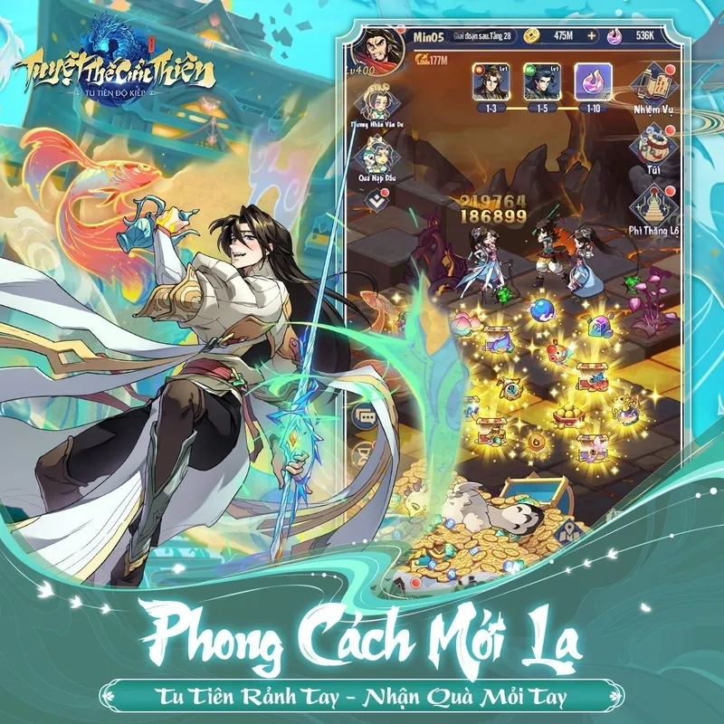 Đắm chìm Tuyệt Thế Cửu Thiên cùng tuyệt thế cửu thiên game mobile