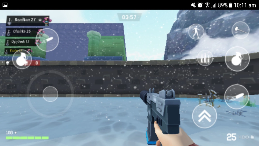 Giao diện chọn thẻ bài chiến thuật trong mỗi trận đấu Venge.io