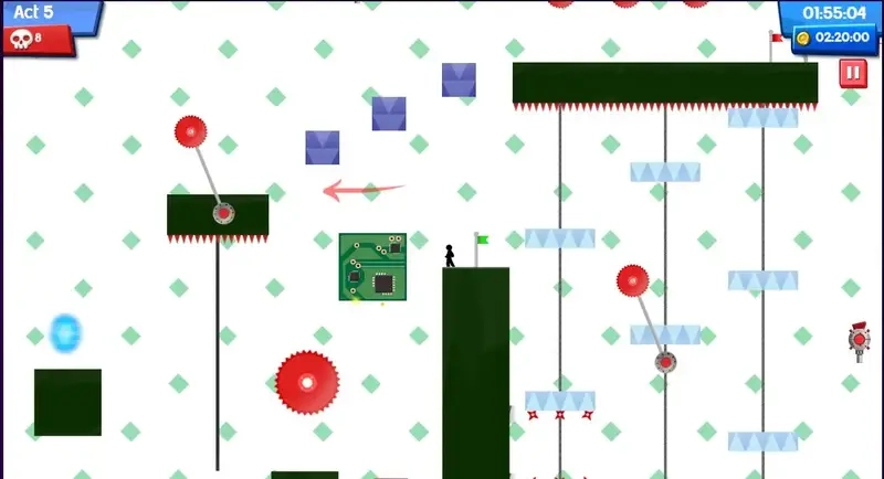 Cảnh hành động Vex 5 hành động nhanh và dứt khoát