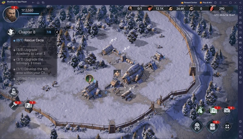 Xem các cảnh sắc nét qua viking rise ảnh hd